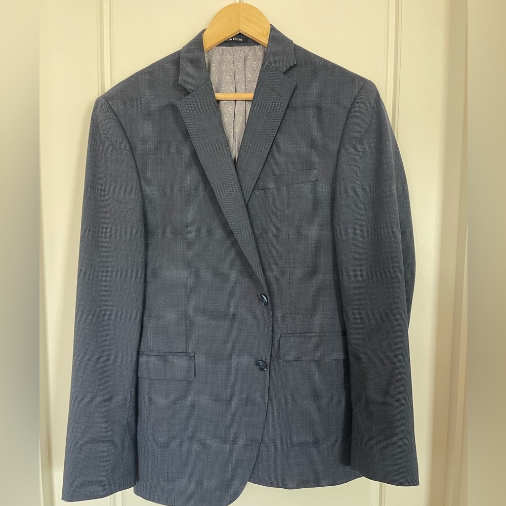 Original Penguin Wool Blazer, Blue, 42R Slim